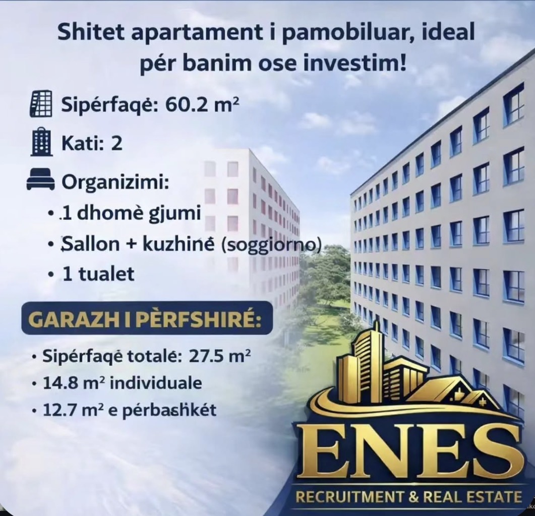 Apartament për shitje